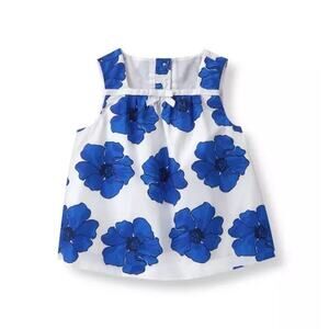 New Janie and Jack Indigo Floral Top sz 3T
